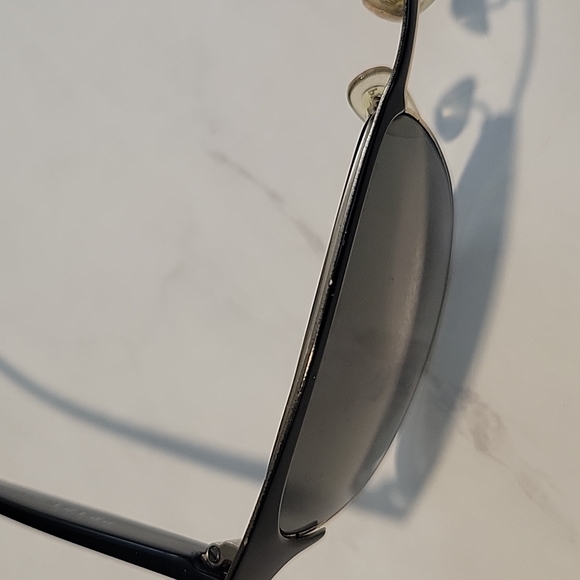 Prada Women's Eyeglasses VPR 65R QE3-1O1 Black/Gold Frame - Picture 10 of 11